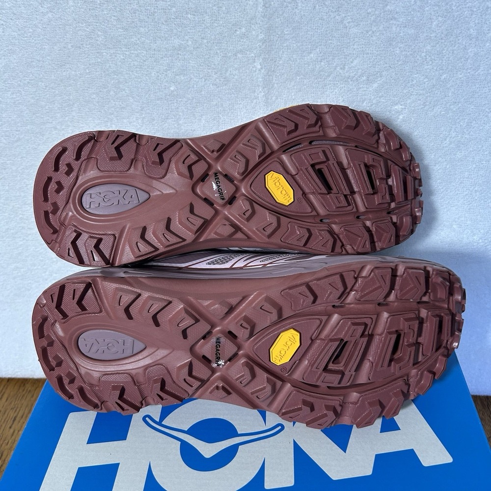 Hoka One One Womens Size 7 Mafate Speed 2 Low Top Mauve/Carnation Athletic Shoes - Picture 6 of 7